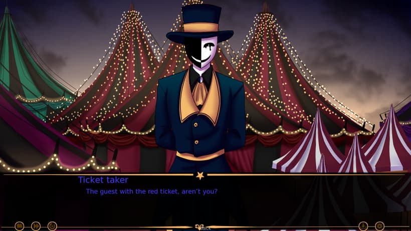 Ticket Taker - The Gatekeeper Character Portrait | The Freak Circus Game