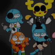 Five Nights at Gumball - Atmospheric Visual Novel Background | the-freakcircus.com