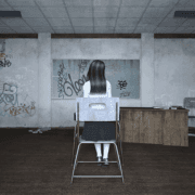 The Scary School - Atmospheric Visual Novel Background | the-freakcircus.com