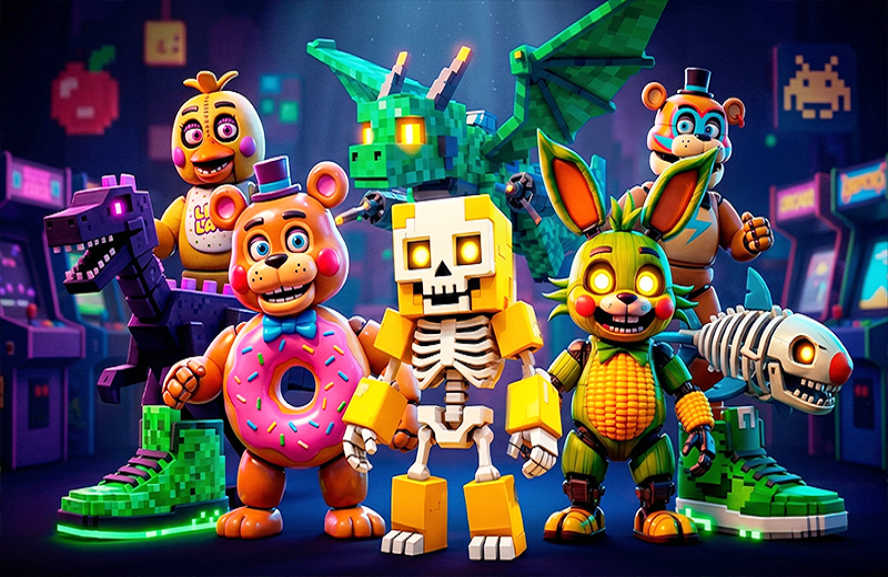 Merge Brainrots: Mine and FNAF - Suggested Game on the-freakcircus.com